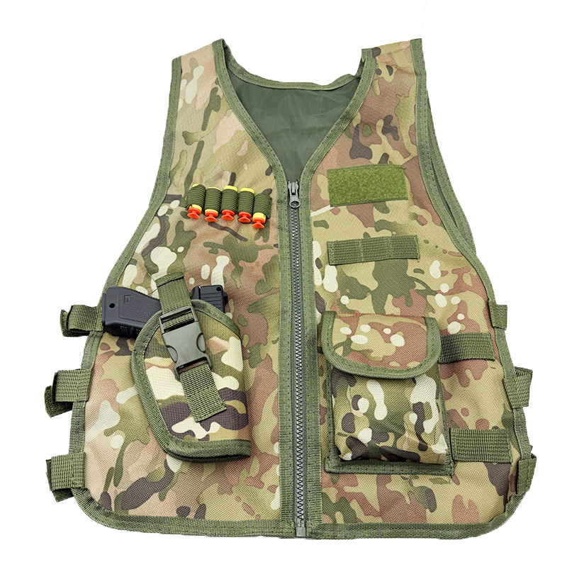 屋外子供用ベスト戦術少年少女迷彩CSゲームベスト子供狩猟コス - Outdoor Hunting Games For Kids のレビューと価格