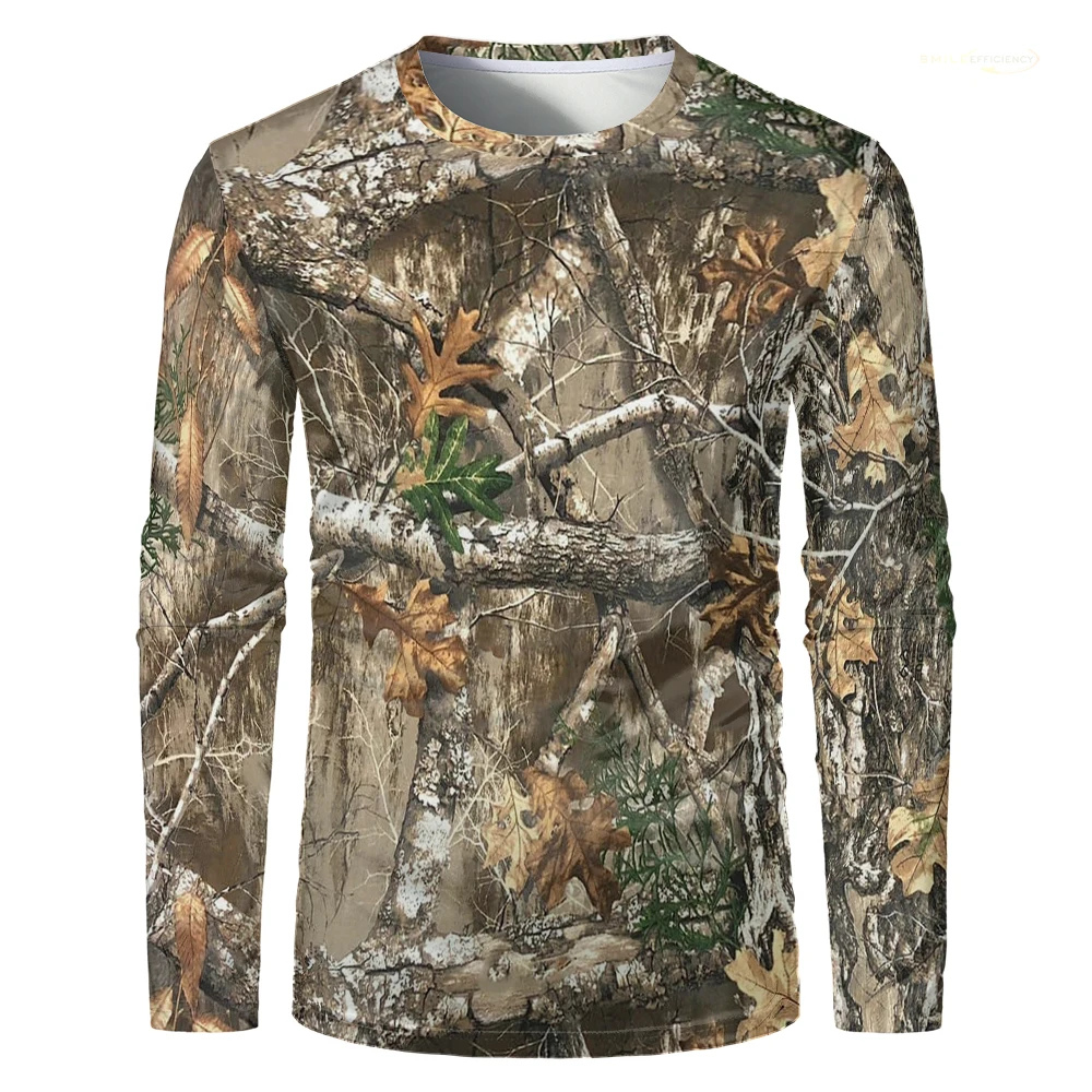 3Dプリントのメンズ長袖シャツ、メンズ迷彩柄ハンティングTシ - Outdoor Hunting Prints のレビューと価格
