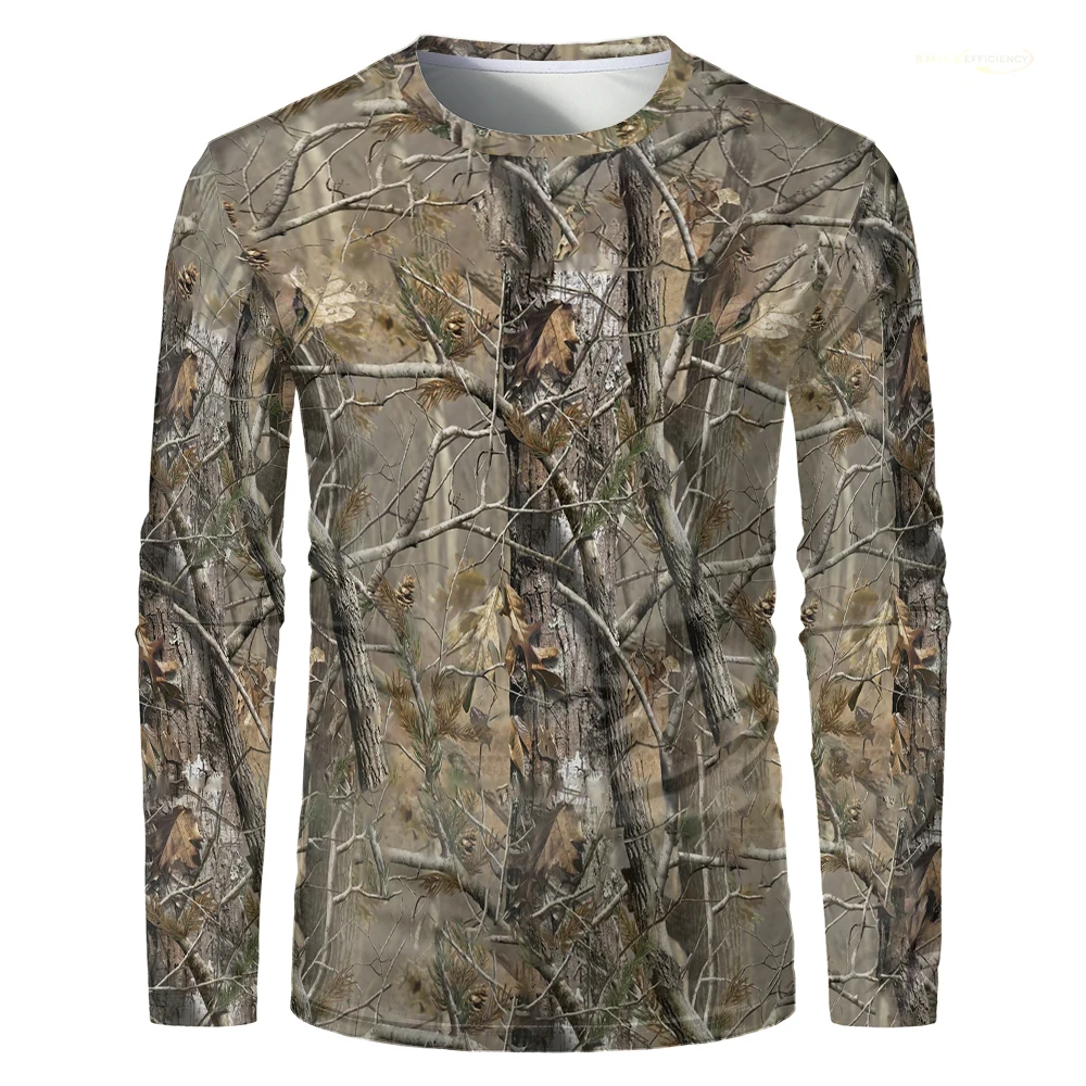 3Dプリントのメンズ長袖シャツ、メンズ迷彩柄ハンティングTシ - Outdoor Hunting Prints のレビューと価格